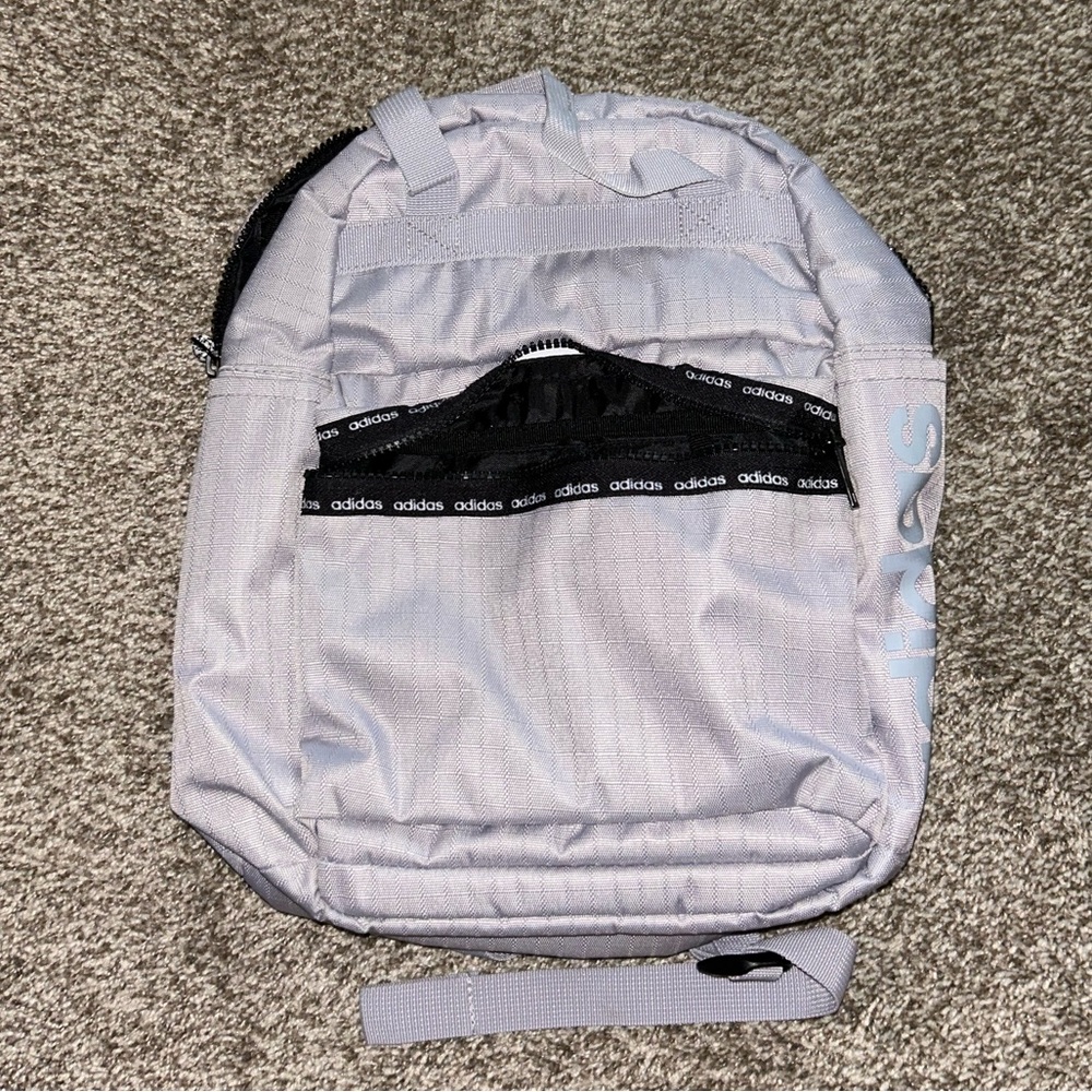 Mini gray Adidas backpack